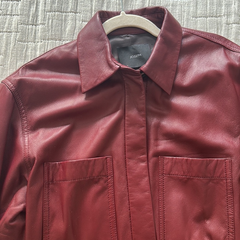 JOSEPH Jent Leather Jacket - Picture 7 of 9